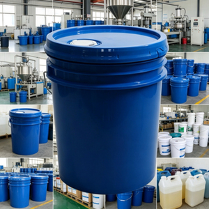 Seaux à peinture personnalisés avec bec verseur, vente directe d'usine, capacité de 20 litres, seaux en plastique de haute qualité - Product Image 5