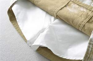 Denim <strong>Skirt</strong> Vintage Big Pockets A-line High Waist <strong>Wrap</strong> Hips Cargo Mini <strong>Skirts</strong> - Product Image 6