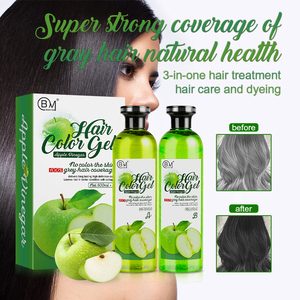 Oem Hombres Mujeres Apple Hair <span class=keywords><strong>Color</strong></span> Profesional 500ml * 2 - Product Image 4