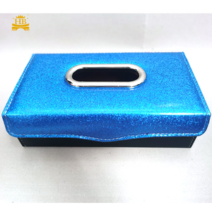 Sac à serviettes en <span class=keywords><strong>papier</strong></span> de <span class=keywords><strong>voiture</strong></span> de luxe en gros Bling belle boîte à mouchoirs en <span class=keywords><strong>cuir</strong></span> brillant pour <span class=keywords><strong>voiture</strong></span> et maison pour les femmes - Product Image 5