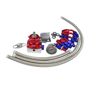 Kit régulateur de pression de carburant Poyracing AN6 65-96Psi avec jauge et tuyau pour mise à niveau et modification - Product Image 3