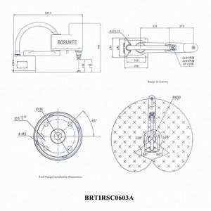 BORUNTE Bras de robot industriel articulé flexible à 4 axes, haute précision, charge utile 3 kg, composants PLC essentiels, pour tri et emballage - Product Image 3