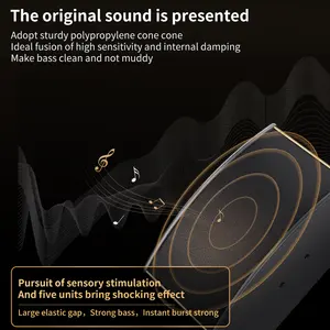 10 дюймов inandon развлекательных акустических систем черная матовая искусственная кожа с железная сетка Профессиональный пять-блок аудио КТВ караоке комплект