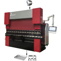 Machine de pliage CNC à rotation lisse SMAC, plieuse de tôles automatique en aluminium, fer, métal, presse hydraulique, frein à pliage, certifiée CE