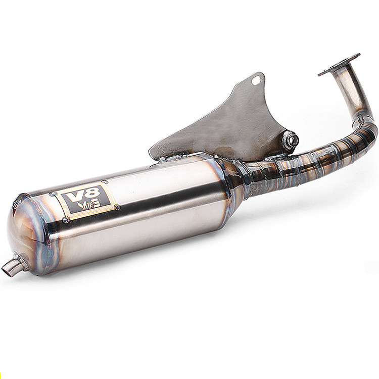 V8 Exhaust Pipe for JOG50 & JOG90 - Upgrade Your Motorcycle