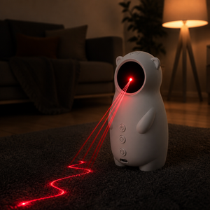 Juguete Láser Inteligente para Gatos con Infrarrojos, Rotación de 360 Grados, Recargable de 1500mAh, para Interacción y Ejercicio de Gatitos - Product Image 6