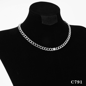 Collar CLIORO Unisex de Moda con Diseño Trenzado, <span class=keywords><strong>Color</strong></span> Dorado, Acero Inoxidable, Chapado en Oro, Grueso y Robusto para Fiestas, para Mujer - Product Image 5