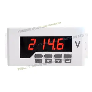 Voltmeter panel digital ac analog fase tunggal 48*96 kualitas tinggi