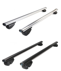 Portaequipajes Universal de aleación de aluminio de alta calidad para techo de coche, barra transversal, soporte de coche para rieles de techo altos, 120/130cm - Product Image 2
