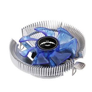 Quạt Làm Mát CPU Quạt Tản Nhiệt 3 Chân Yên Tĩnh Đèn LED Xanh Lam Quạt Máy Tính I3 I5 Bộ Vi Xử Lý Cho Intel LGA 775 1150 1151 1155 1156 1200 AMD - Product Image 5