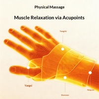 Petit MOQ, Logo Personnalisé, Masseur de Poignet Électrique 800mAh 95g, Fonction Musicale, Support Chauffant Portable pour les Mains, Vendeurs Amazon, CE