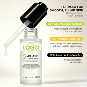 Suero de Colágeno de Bajo Peso Molecular de 2 Fases OEM ODM para Mejorar la Elasticidad de la Piel, Suavizar las Líneas Finas, Rellenar, Hidratar e Iluminar - Product Image 4