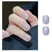 Créez vos propres bouteilles de luxe de marque 15ML automne et hiver couleur bleue vernis gel UV