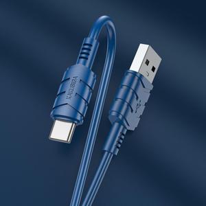 <b>Type</b> <b>C</b> Charging And Sync <b>Cable</b> 2m 3A Blue KSC 716 - Product Image 4