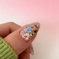 12grilles de paillettes pour ongles de luxe, tailles mixtes, ultra-fines, lumineuses, métalliques, rondes, holographiques, pour la décoration d'ongles