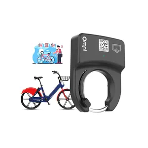 Bluetooths IP67 Waterproof QR Unlock Share Bicycle Ebike GPS Smart Lock Public Rental Bike System Bicicleta Electrica Solutions