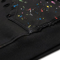 Ensemble de survêtements et sweats à capuche grande taille pour hommes Cenloong – Style streetwear déchiré