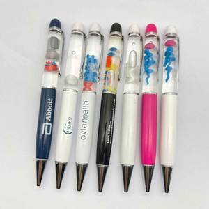 Bolígrafo Promocional con Logotipo Personalizado OEM, Bola Metálica Flotante 2D/3D, Regalo para Eventos y Festivales - Product Image 2