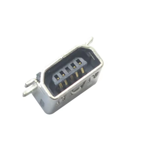 Micro <span class=keywords><strong>USB</strong></span> một SMT 2.0 5-Pin nam cắm kết nối, bộ phận kim loại, hàng kép vá sạc cổng kết nối - Product Image 1
