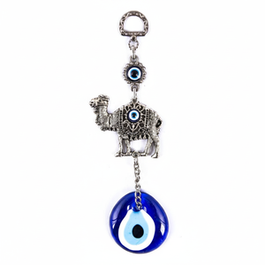 Camello colgante de pared decoración hecho a mano de vidrio mal de ojo de Turquía - Product Image 2