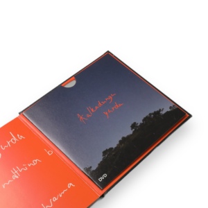 Retro Acoustic Music CD with Cloth-Bound Hardcover Case and Watercolor Art Print - Product Image 5