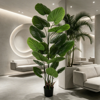 Dekorative Hochzeitsgeschenke Künstliche Palme Faux-Palmen-Bonsai-Pflanze für Innenräume Zuhause Büro Hotel Blumenarrangements Raumdekoration