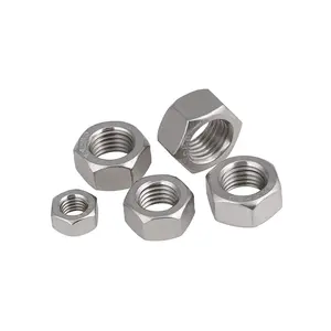 China Wholesale Grade Hexagon Bolts 6 M17 M30 Ss Head Heavy Outer Hex Stainless Steel Hexagonal Nut