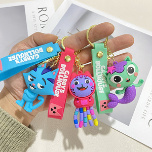 Llavero 3D <span class=keywords><strong>de</strong></span> dibujos animados <span class=keywords><strong>de</strong></span> <span class=keywords><strong>Gabby</strong></span>'s Dollhouse, colgante <span class=keywords><strong>de</strong></span> plástico al por mayor, llavero para coche, adorno para mochila escolar, <span class=keywords><strong>accesorios</strong></span> para bolsos <span class=keywords><strong>de</strong></span> niños - Product Image 4