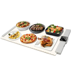 Hilim SCG Classic Electric <b>Silicone</b> Square Eco-Friendly Food Heating <b>Mat</b> 300mm Diameter 10mm Thick Flexible Tray Easy Storage - Product Image 1