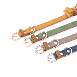 Collier pour chat et chien en feutre réglable avec clochette, pour petites races, toutes saisons - Product Image 3