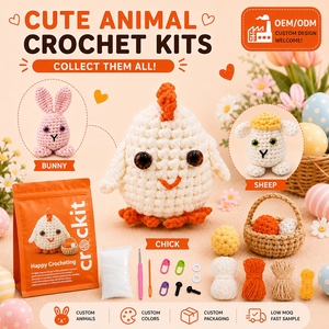 Kit de Ganchillo para Principiantes: Peluche de Pollito de Pascua para Adultos - Textil y Tela Suaves - Product Image 6