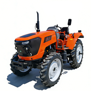 Tracteur agricole miniature 4x4 à transmission par engrenages, haute productivité, roues noires - Product Image 3