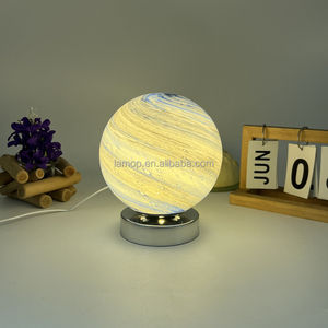 Lámpara de Mesa con Diseño de Cielo Estrellado, Lámpara de Planeta, Luz Nocturna de Aurora Cósmica y <span class=keywords><strong>Asteroide</strong></span>, Regalo de Cumpleaños Perfecto para Decoración del Hogar - Product Image 2
