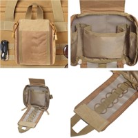 Trousse de premiers secours tactique Molle personnalisée pour l'extérieur, sac de survie et de sauvetage en milieu sauvage, sac de rangement pour fournitures médicales d'urgence en voiture