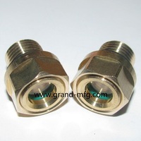 BSP G Thread 3/8 "Indicateur de liquide d'huile Bull Eye Oil Sight Glass
