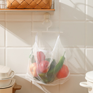 Clothing Organizer Mesh Bag <b>Hook</b> Type Breathable Storage For Underwear And <b>Kitchen</b> Use - Product Image 3