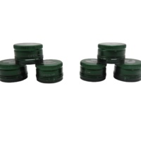 Couleur personnalisée 18mm Caps en aluminium Pilfer-Proof Caractéristique pour mini emballage cosmétique en verre
