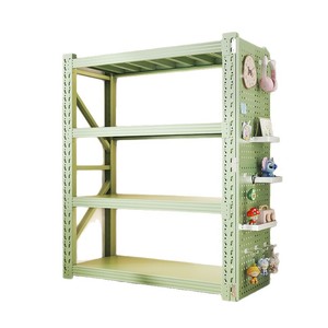 Estantes de Almacenamiento para el Hogar, 4 Niveles, Acero de Color, Multiusos, Portátiles, Sin Necesidad de Taladrar, Tipo Vertical, para Balcón o Cuarto de Almacenamiento - Product Image 5