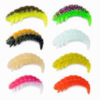 Leurre souple de pêche 30mm 1.7g, type ver de pain, larve bionique, pour truite