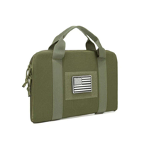 Housse de fusil tactique rembourrée avec rangement pour chargeurs MOLLE pour le stand de tir et l'extérieur, étui à fusil résistant à l'eau avec fermetures éclair verrouillables