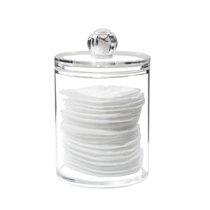 DD22-237 maquillage <span class=keywords><strong>coton</strong></span> tampon organisateur boîte de rangement pour cotons-tiges cosmétiques bijoux salle de bain Qtip conteneur avec couvercle en <span class=keywords><strong>bambou</strong></span> - Product Image 2