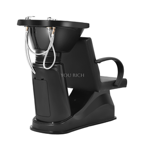 وحدات غسيل الشعر للصالونات مع حوض شامبو مائل وكرسي، كرسي شامبو مريح مع مساند للذراعين - Product Image 4