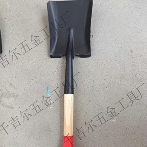 Children's Garden Shovel 67cm D-Grip Wooden Handle Plastic Blade 20cm Length 15cm Width For Planting Digging Outdoor Use - Product Image 3