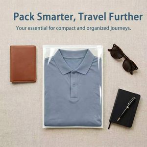 Bolsas de Plástico Personalizadas para Ropa Interior, Bolsas de Embalaje de PVC Mate Esmerilado de Grado Alimenticio con Cierre de Cremallera y Válvula Superior, Biodegradables - Product Image 3
