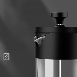 מסנן צרפתית לחץ סיר 350 מ "ל פלסטיק מעובה זכוכית פלסטיק נירוסטה בית קפה ביצוע כלים תה סיר - Product Image 3