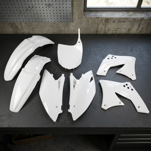 Kit di plastica bianca per Kawasaki KXF 250 2009-2012 accessori per moto - Product Image 3