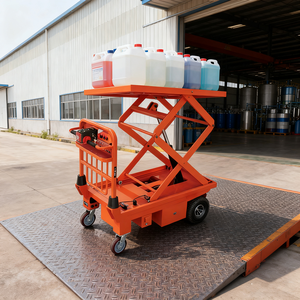 Электрическая тележка-подъемник NK 1105 с функцией перемещения платформы для использования внутри и вне помещений - Product Image 5