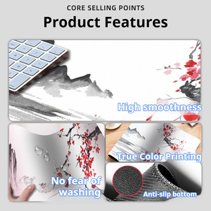 Hot bán lớn trừu tượng cao su Chuột chơi game pad với nền địa hình bản đồ đường viền Địa Lý - Product Image 6
