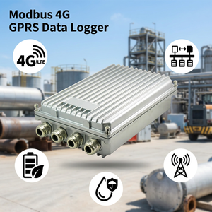 Easemind GSX8-L2-4G แบตเตอรี่ทำงานด้วย4G อุณหภูมิความชื้น GPRS เครื่องบันทึกข้อมูล RS485 Modbus ควบคุม CE ROHS ได้รับการรับรอง2ปี - Product Image 1