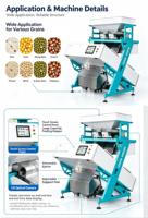 1. Machine de tri optique de haute précision pour céréales, riz, maïs, arachides et graines